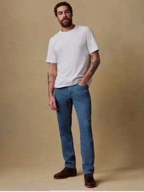 Men’s Like New Faherty Stretch Terry 5-Pocket Pant- 34x32